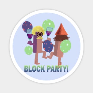 Literal Block Party Magnet